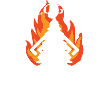 Fire Logo White Fire Rapid Response Wildlands Logo